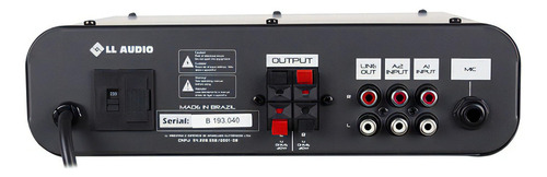 Amplificador Ll Nca Sa100st Sl - 60w 4ohms Cor Preto Potência De Saída Rms 60 W
