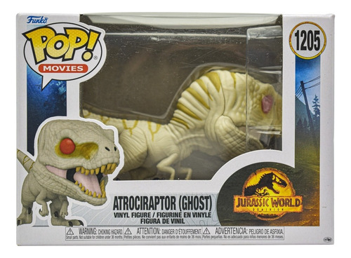 Jurassic World Atrociraptor Ghost #1205 Movies Pop Funko