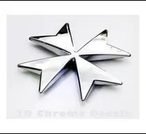 Comprar Cross Cross Cross Cross Emblem Auto Bike Decal De Cromo En