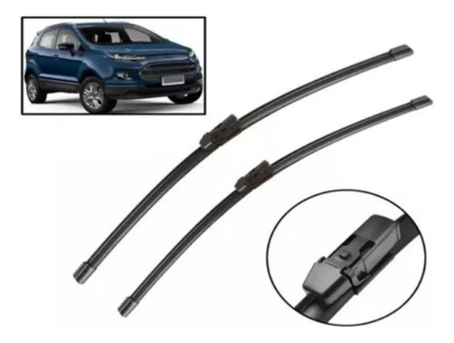 Juego De Escobillas Delanteras Para Ford Ecosport 2013-2015