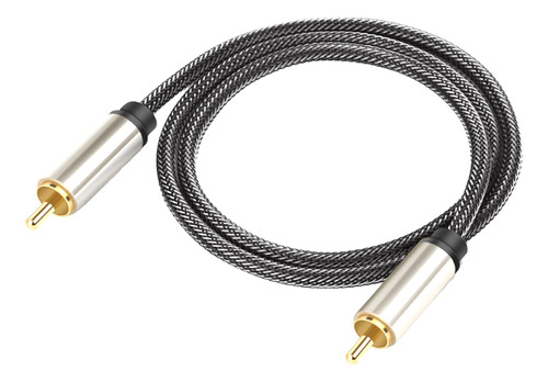 Cable Coaxial De Audio Digital Estéreo Chapado En Oro Y 3m