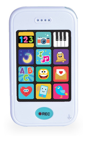 Telefono Celular Infantil Interactivo Con Control Ok Baby