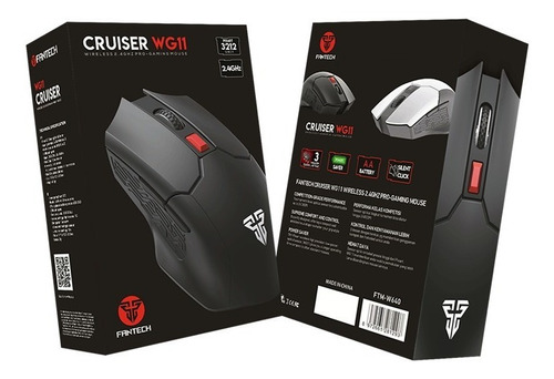 Imagen 6 de 6 de Mouse Gaming Inalambrico Fantech Cruiser Wg11
