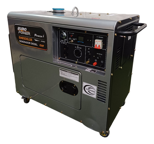 Planta Electrica Diesel 6.5kva 110/220v Insonora + Ats 64amp