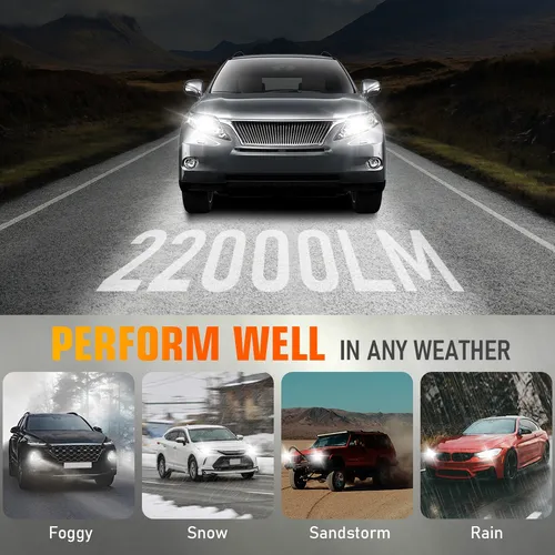 Kits De Focos Led H7 Para Vw Tiguan 2012-2017 Luces Bajas