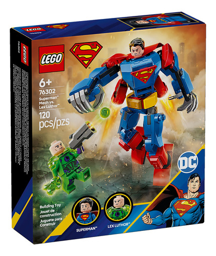 Lego Dc 76302 Armadura Robótica De Superman Vs. Lex Luthortm