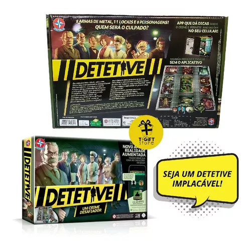 Jogo de Tabuleiro - Detetive com Aplicativo - Estrela