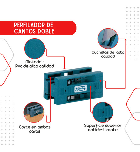 Perfilador De Cantos Melamina Doble Virutex***