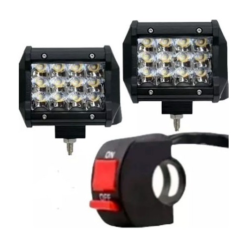  Faro Led 36w +tecla On/off Dyl