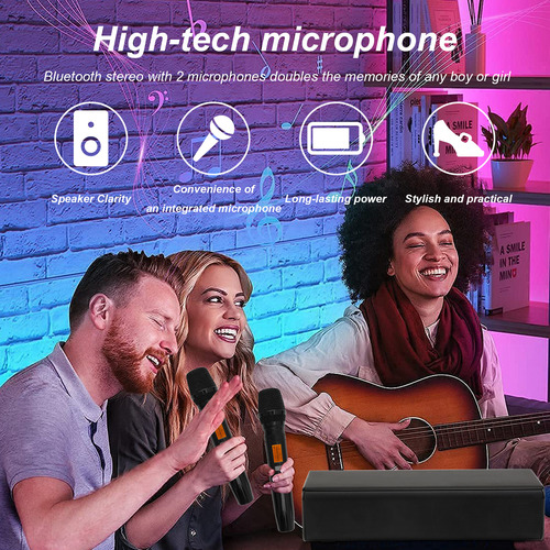 Altavoz Bluetooth Estéreo 3d Dual De Rango Completo Con 2mic