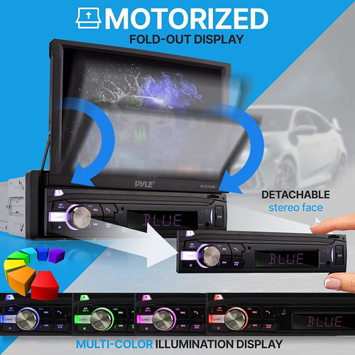 Radio De Video Estéreo Para Automóvil Pyle Plts73ub