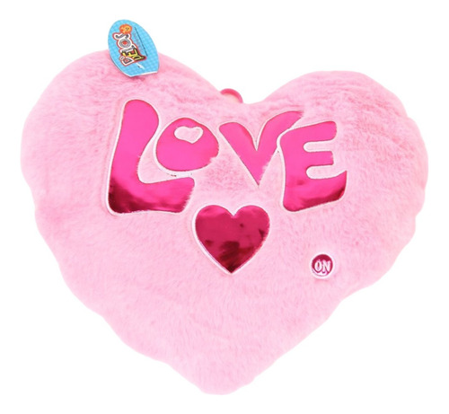 Corazon Con Luz Led De Peluche 35cm 4395