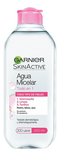 Agua Micelar Garnier Skin Active Desmaquillante 400 Ml