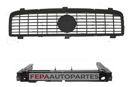 Parrilla Rejilla Frontal Fiat Siena Fase 3 08 / 12 Negra Elx