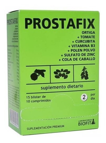 Imagen 1 de 1 de Prostafix Ortiga Biofit 15 Blis X 10 Comp