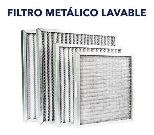 Filtros Aluminio Lavable Para Aires Acondicionado
