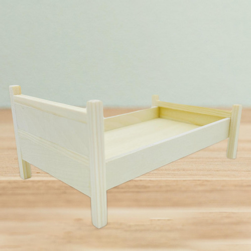 Casa De Muñecas En Miniatura, Cama A Escala 1/12, Cama De