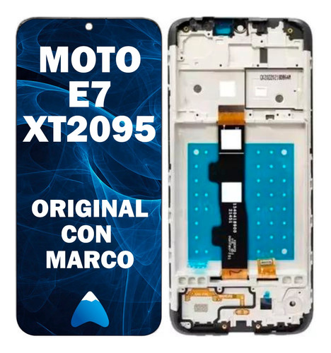 Modulo Motorola Moto E7 Xt2095 Con Marco 100% Original