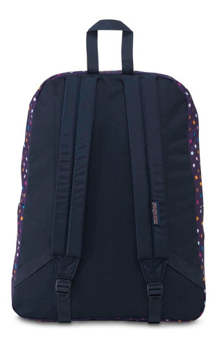 Mochila Jansport Violeta Con Lunares T50134a Superbreak