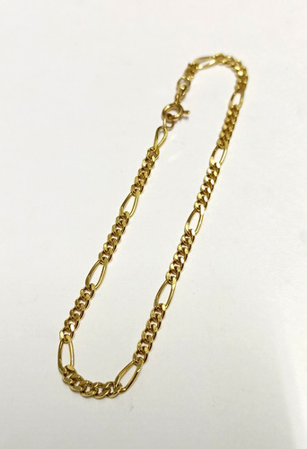 Pulsera Oro 18k Maciza, Sellada, Caballero O Dama 6,4g 21cm