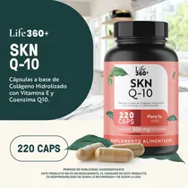 Comprar Life 360+ Skn Q10 220 Caps Colágeno Hidrolizado Coenzima Q10