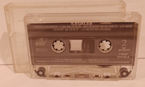 Ilegales Cassette Original Año 1996 (sin Caratula)