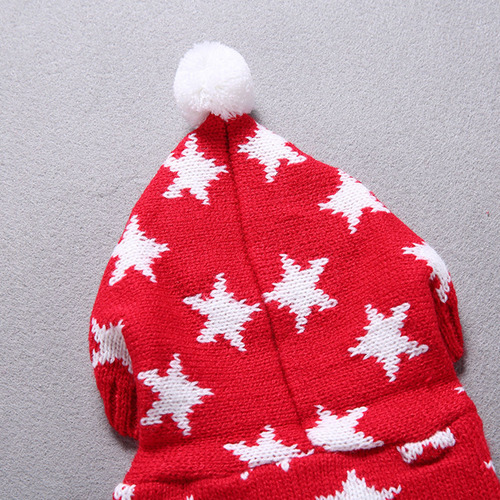 Sudadera De Invierno Tejida Con Capucha Para Gatos Y Perros,