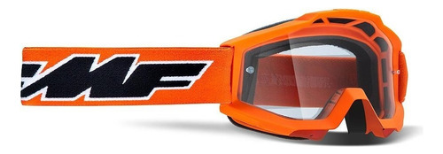 Goggles Para Niño 100% Fmf Powerbomb Youth Orange Color de la lente Transparente Color del armazón Naranja Talla UNITALLA