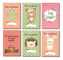 Comprar Kit Imprimible Tarjetas Feliz Cumple