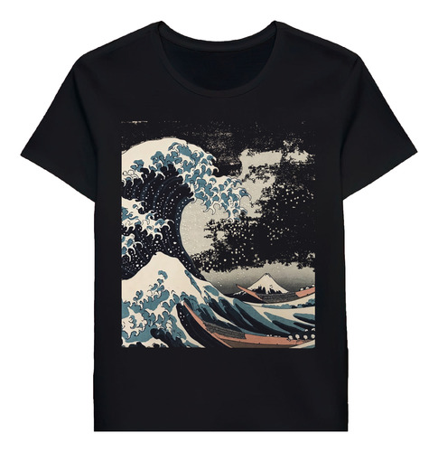 Remera The Great Wave Off Kanagawa Japanese Aesthettage 1545
