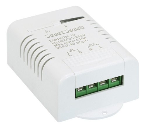 Conmutador Wifi Inteligente Ewelink Th-16 De 16 A 3000 W