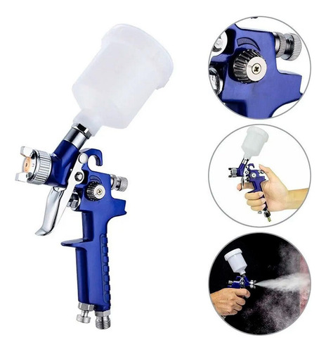 Pistola Pulverizadora 600ml Para Pintar Automóveis E Casa