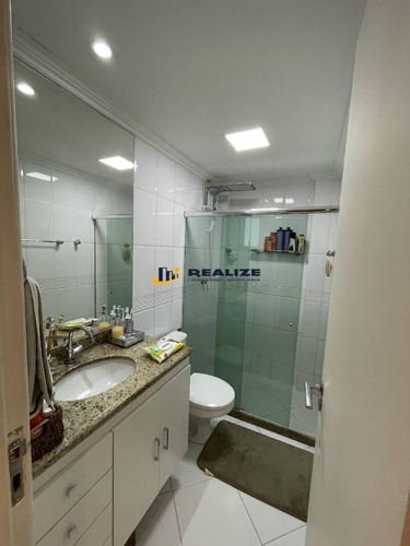 Imagem 13 de 15 de A1 = Espetacular Apto 02 Qts 01 Suíte 02 Vgs Modulados Varanda Gourmet 84 M - 1303