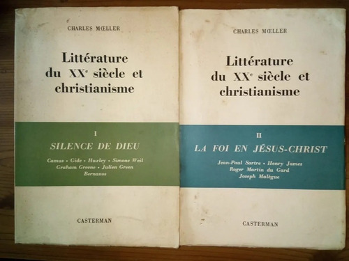 Litterature Du Xx Siecle Et Christianisme Charles Moeller 