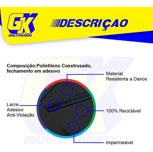 Saco Envelope 19x25 Cinza 100+10 Gratis Mercado Livre Sedex