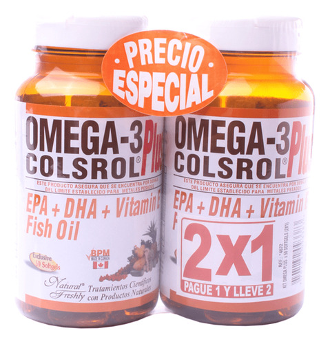 Oferta 2x1 Omega 3 Colsrol Plus X 50 Capsulas