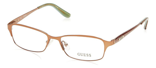 Marcos De Gafas Rectangulares Marrones Para Damas-guess