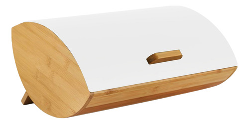 Caja Madera Para Pan Color Blanco 24x35x15cm Topsoc