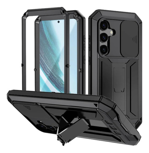 Para Samsung S25 S24 S23 S22 Plus S21 Funda De Teléfono De Metal De Aluminio Ultra Resistente Pantal