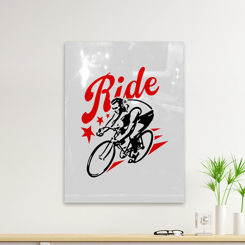 Cuadro Deco Ride Retro Style (d1157 Boleto.store)