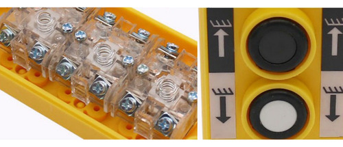 Caja De Interruptor De Botón De Grúa Cop2b De 2 Piezas,