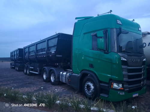 Scania R 540 6x4 Ano 2022 Com Rodocaçamba Randon Ano 2022