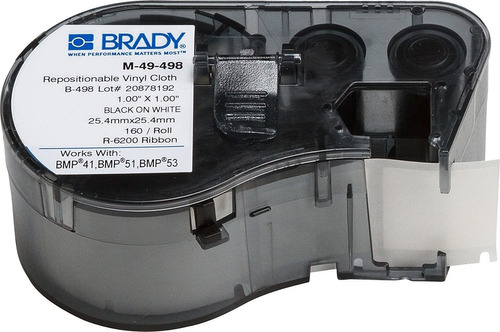 Brady -131590 M-49-498 Etiquetas Para Impresoras Bmp53/bmp51