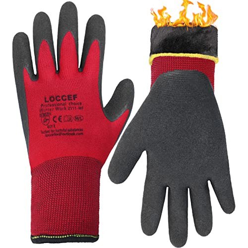 2 Pairs Winter Work Gloves For Men And Women, Freezer G...