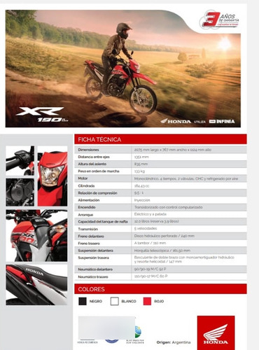 Patentada Xr 190 $3.223.000 - 150 $2.913.000 -250 $4.594.000