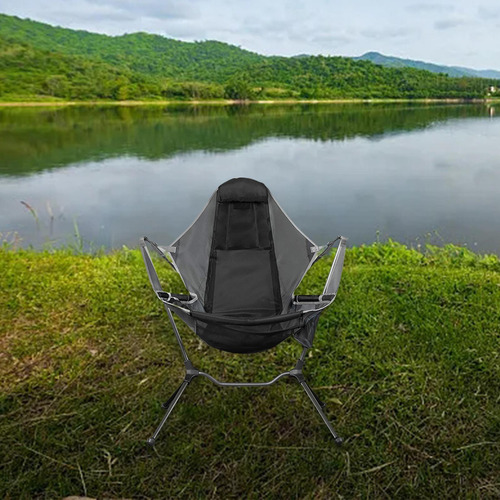 Silla De Hamaca, Silla De Pesca Con Respaldo Alto, Silla