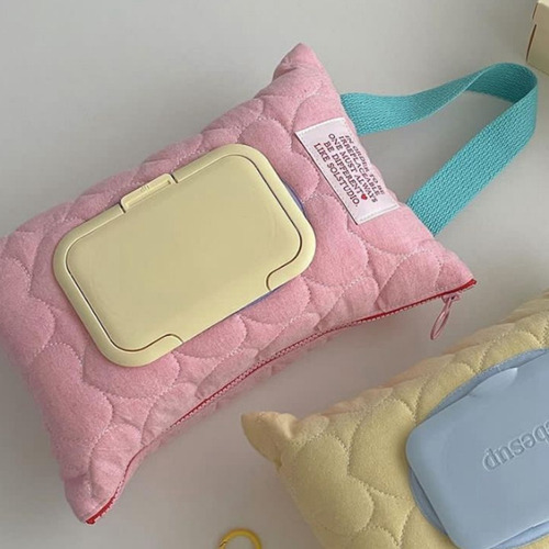 Bolsa Portátil De Algodón Para Toallitas Húmedas Para Bebés,