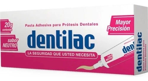 Dentilac Adhesivo Sabor Neutro X 20 Gramos