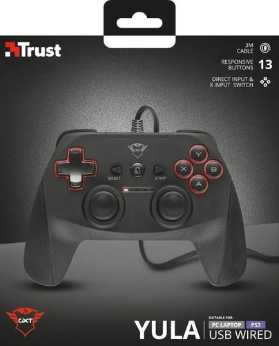 Joystick Ps3 Gxt 540 Yula Original Trust Pc Usb - 20712