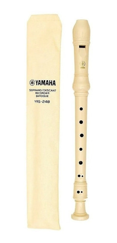 Flauta Dulce Yamaha Yrs24 Soprano Barroca Afinada En Do